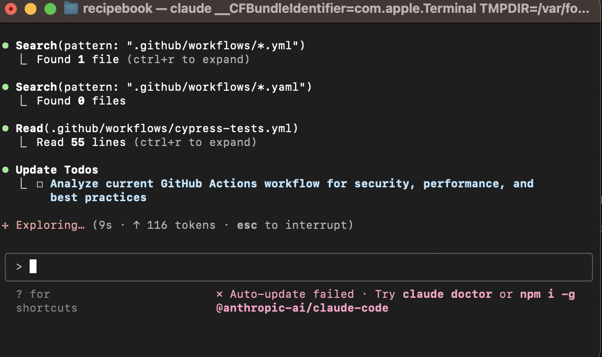 Claude Code in a dev workflow